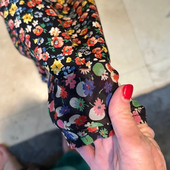 Tricot Comme Des Garcons vintage maxi print skirt in cotton